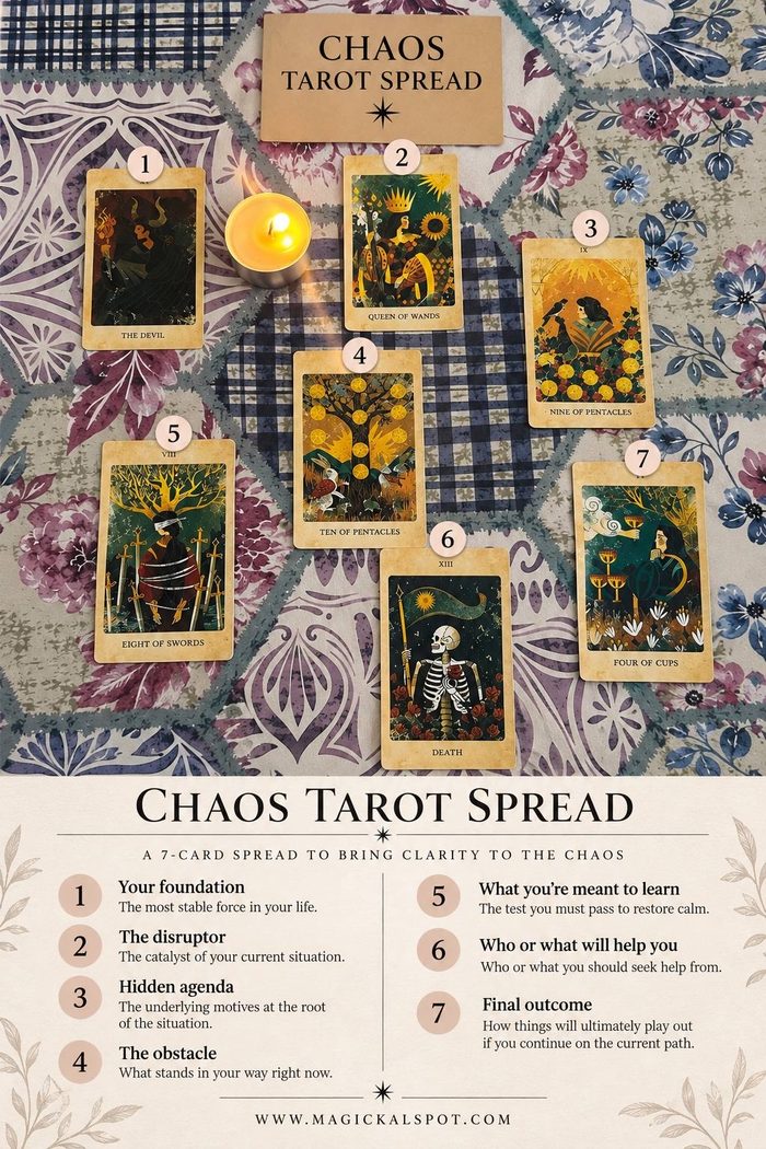Chaos Tarot Spread by Magickal Spot