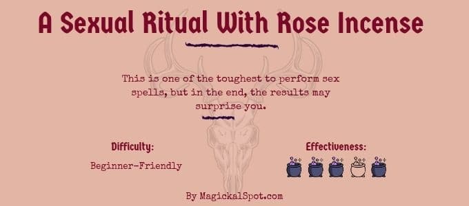 A Sexual Ritual With Rose Incense