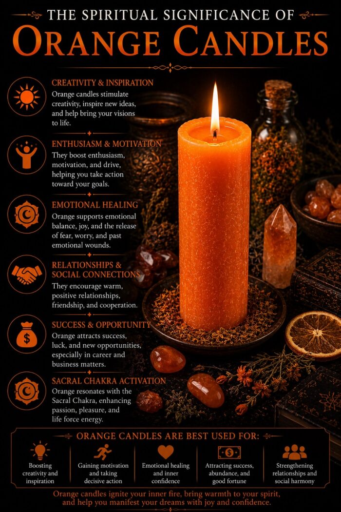 The Spiritual Significance of Orange Candles additional image