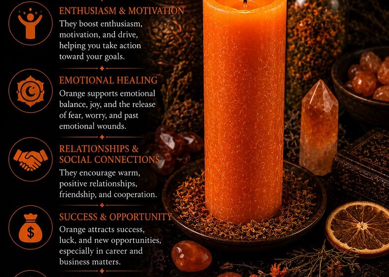 The Spiritual Significance of Orange Candles additional image