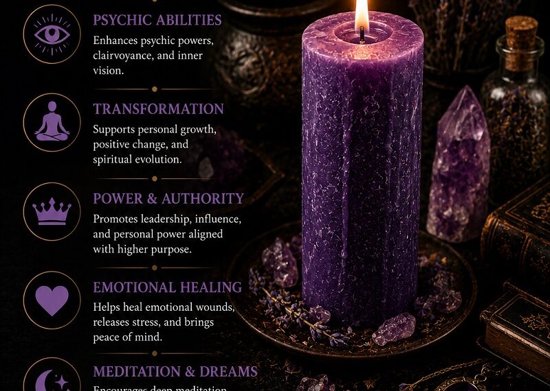 Symbolic Meaning of Purple Candles additional image