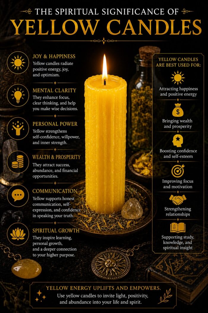 El significado espiritual de las velas amarillas (imagen adicional)