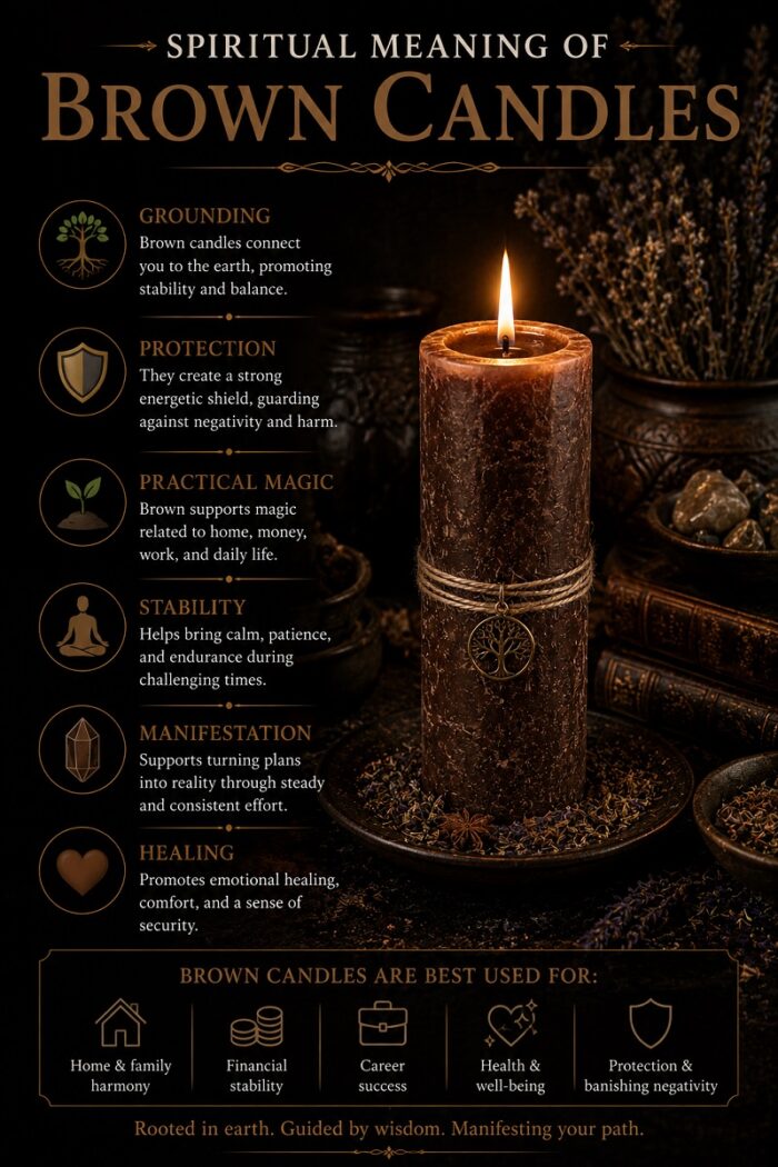 Spiritual Meaning of Brown Candles additional image