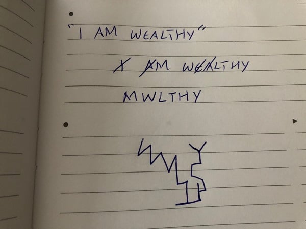 i am wealthy sigil