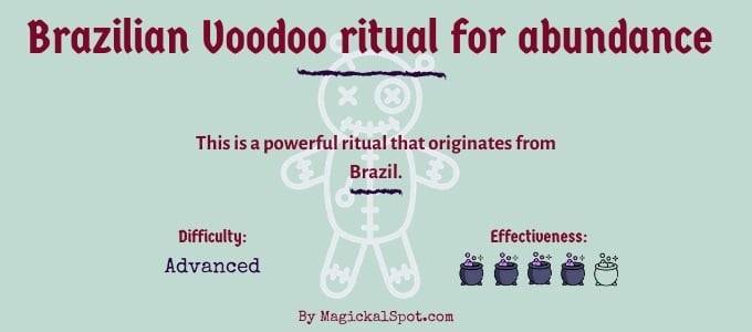 Ritual vudú brasileño para la abundancia