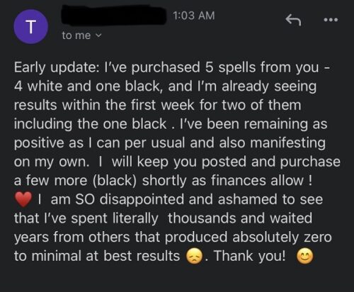 hechizo de magia negra personalizado por tina caro magickal spot testimonial 26 de octubre hechizo de magia negra personalizado por tina caro magickal spot testimonial 26 de octubre