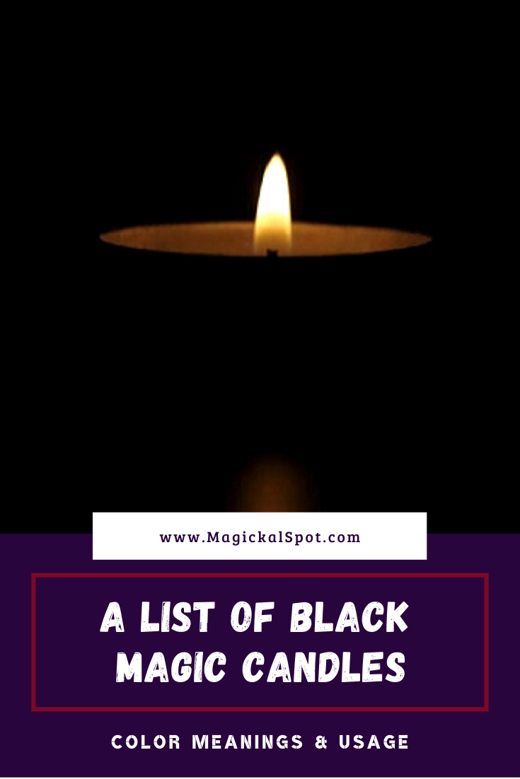 A List of Black Magic Candles [Color Meanings & Usage]