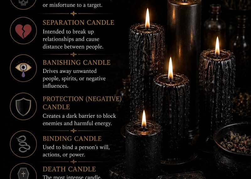 A list of Black Magic candles additional image
