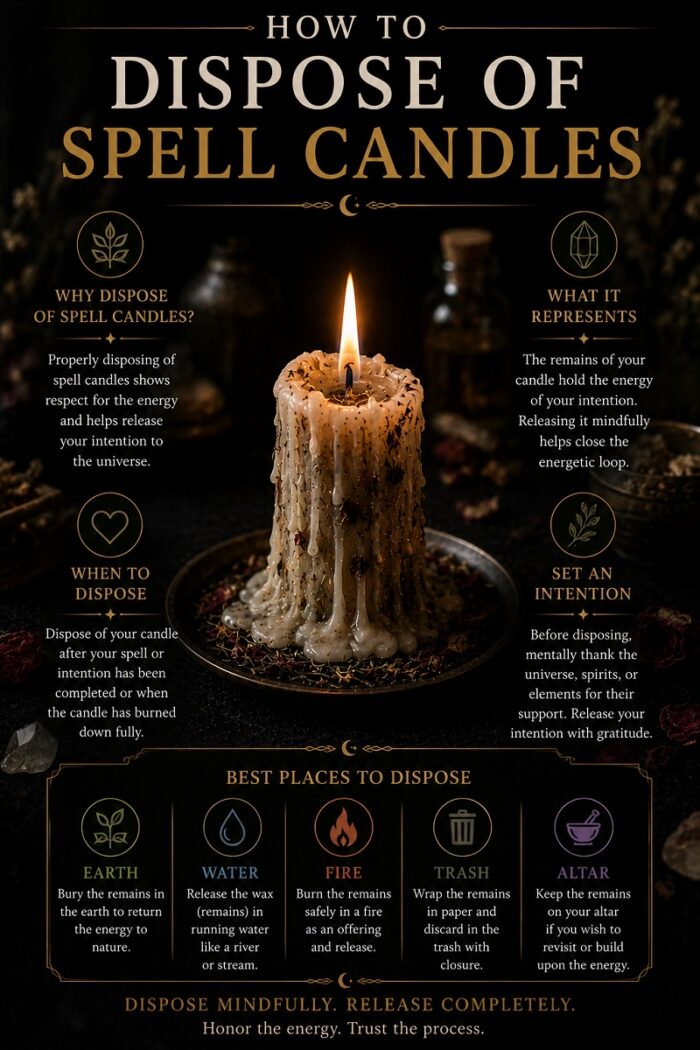 How to Dispose of Spell Candles updated image