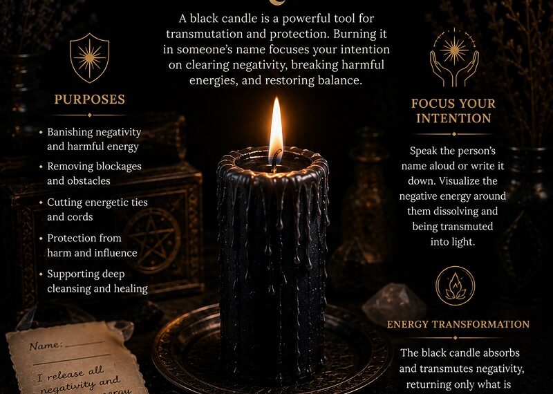 Burning a Black Candle in Someone's Name updated image