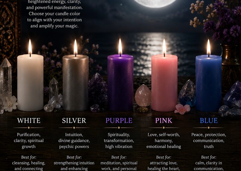 Candle Color for a Full Moon Ritual updated image