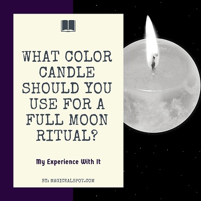 Choosing a Candle Color for a Full Moon Ritual