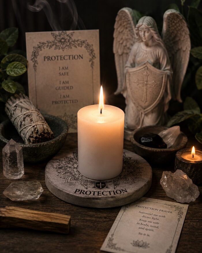 Burning White Candles for Protection updated image