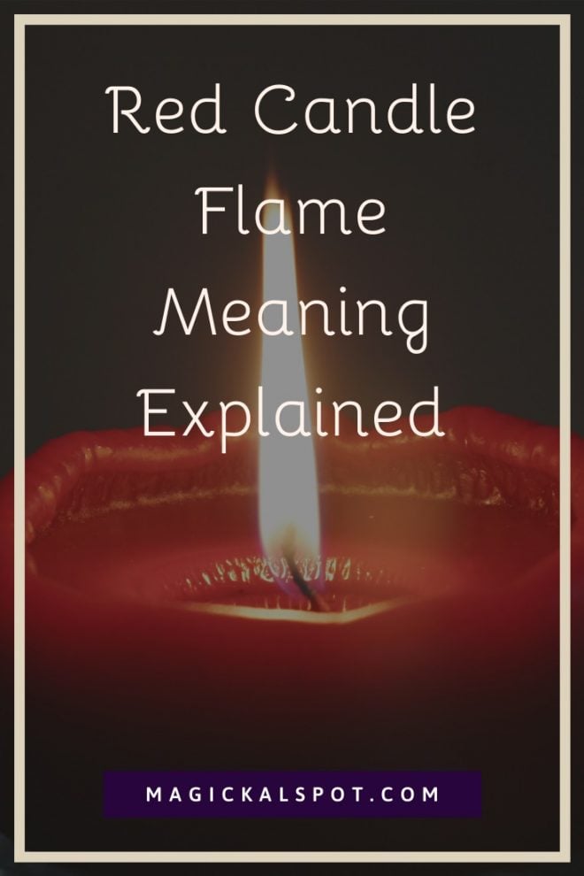 Red Candle Flame Meaning Explained [Different Situations]
