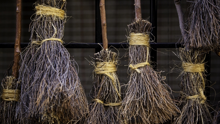 Why do Witches have Brooms