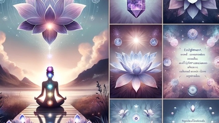 Afirmaciones para el Chakra Coronario (Sahasrara) imagen destacada por tina caro magickal spot