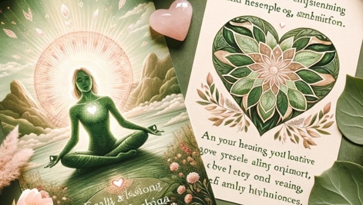 Afirmaciones para el Corazón Anahata Chakra imagen destacada por tina caro magickal spot