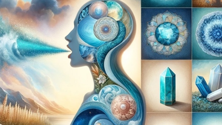 Afirmaciones para el Chakra de la Garganta (Vishuddha) imagen destacada por tina caro magickal spot