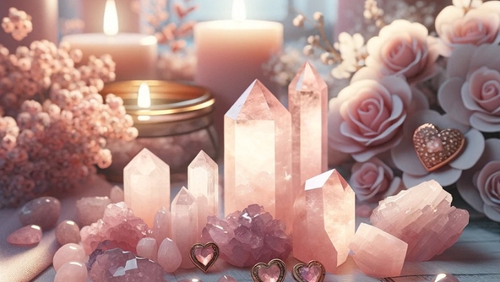AFIRMACIONES PARA el cristal de cuarzo rosa imagen destacada por magickal spot