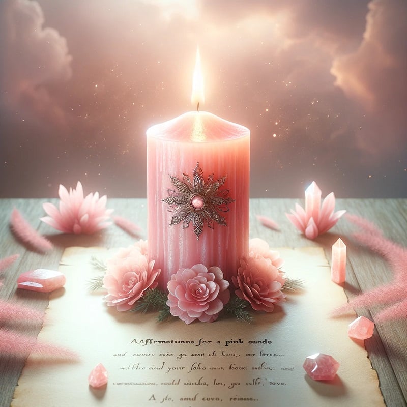 110 Affirmations for a Pink Candle Manifestation Tips