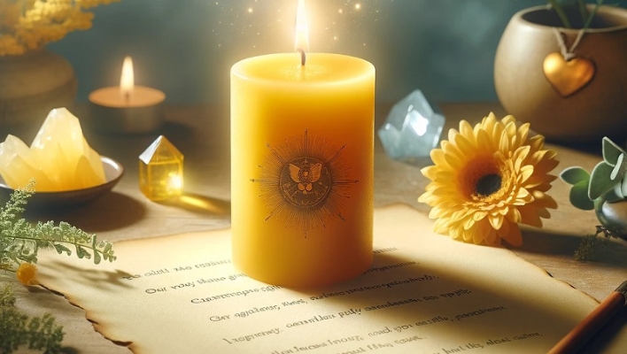 afirmaciones para vela amarilla by magickal spot imagen destacada