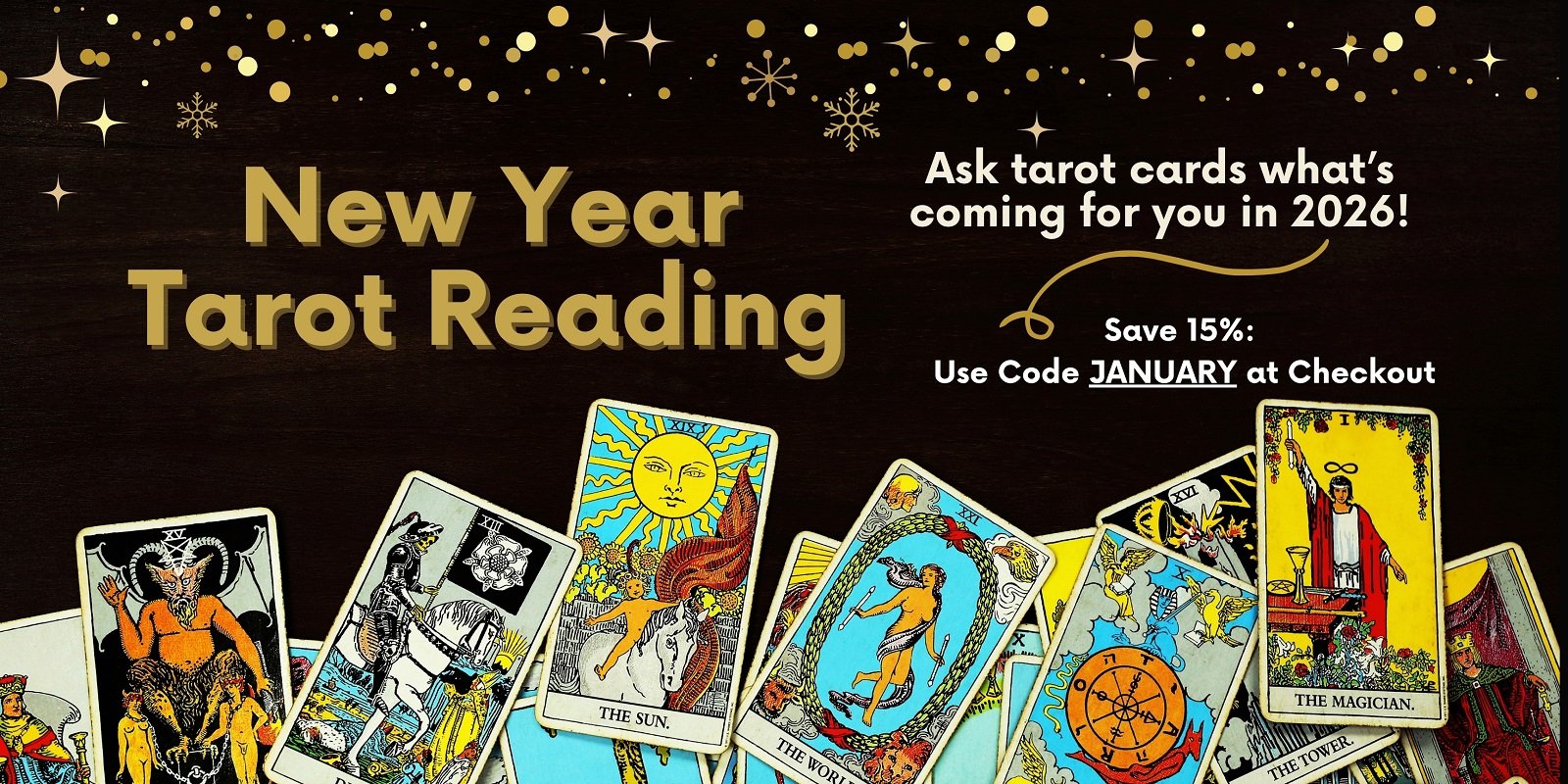 special in january 2026 on magickal spot - new year tarot reading service