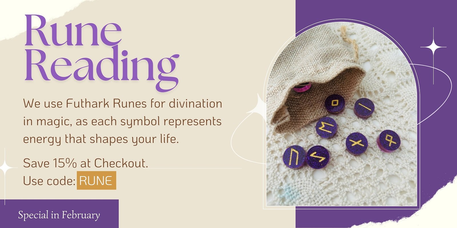 rune reading special in february 2026 on magickal spot service