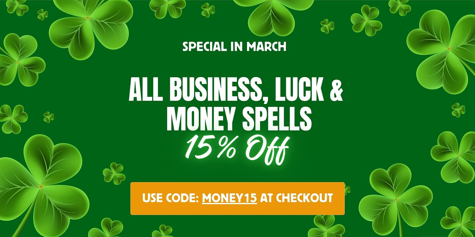 money spells special in shop march 2026 on magickal spot